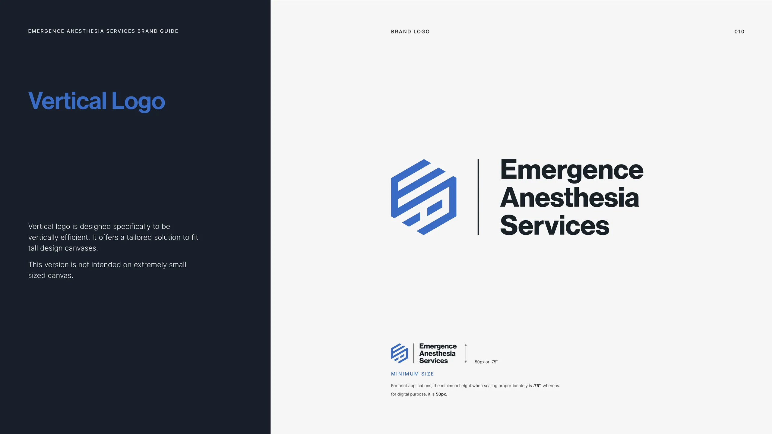 Emergence Anesthesia Services brand identity 4